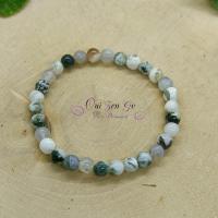 Agate arbre bracelet 6mm 6 