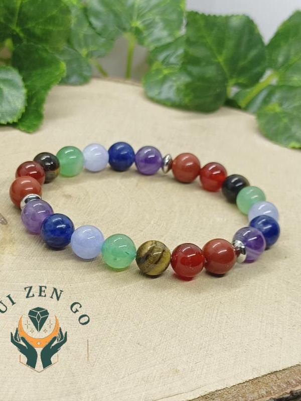 Bracelet 7 chakras 8 mm 3