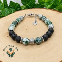 Bracelet agate arbre et pierre de lave atlas 1