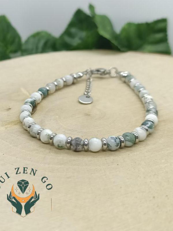 Bracelet agate arbre valentin 1