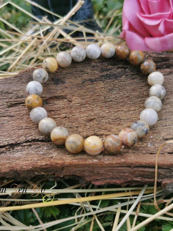 Bracelet agate crazy lace 8 mm1