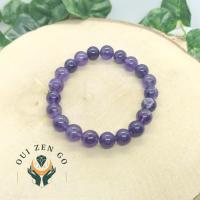 Bracelet amethyste 10 mm 1 