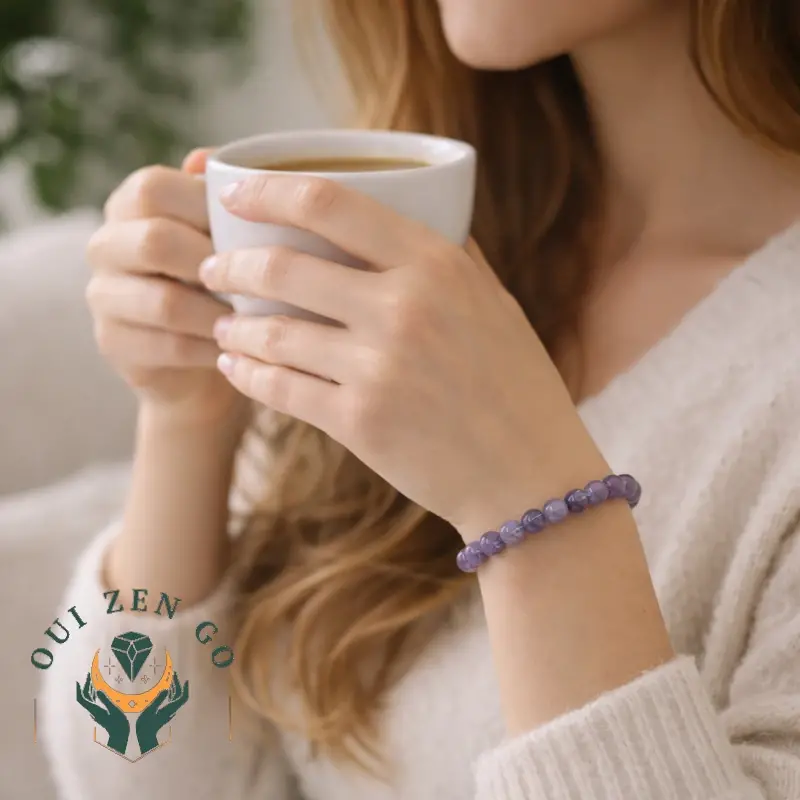 Bracelet amethyste porte