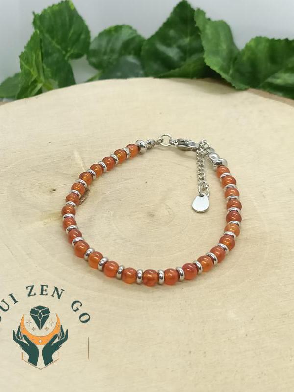 Bracelet cornaline valentin 1 