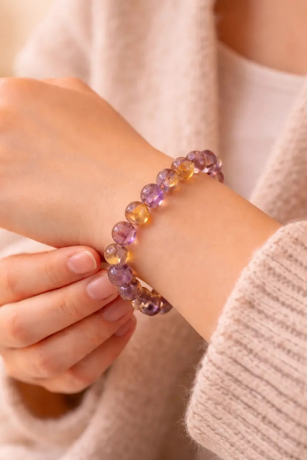 Bracelet en ametrine