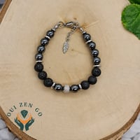 Bracelet en hematite et pierre de lave atlas 4 