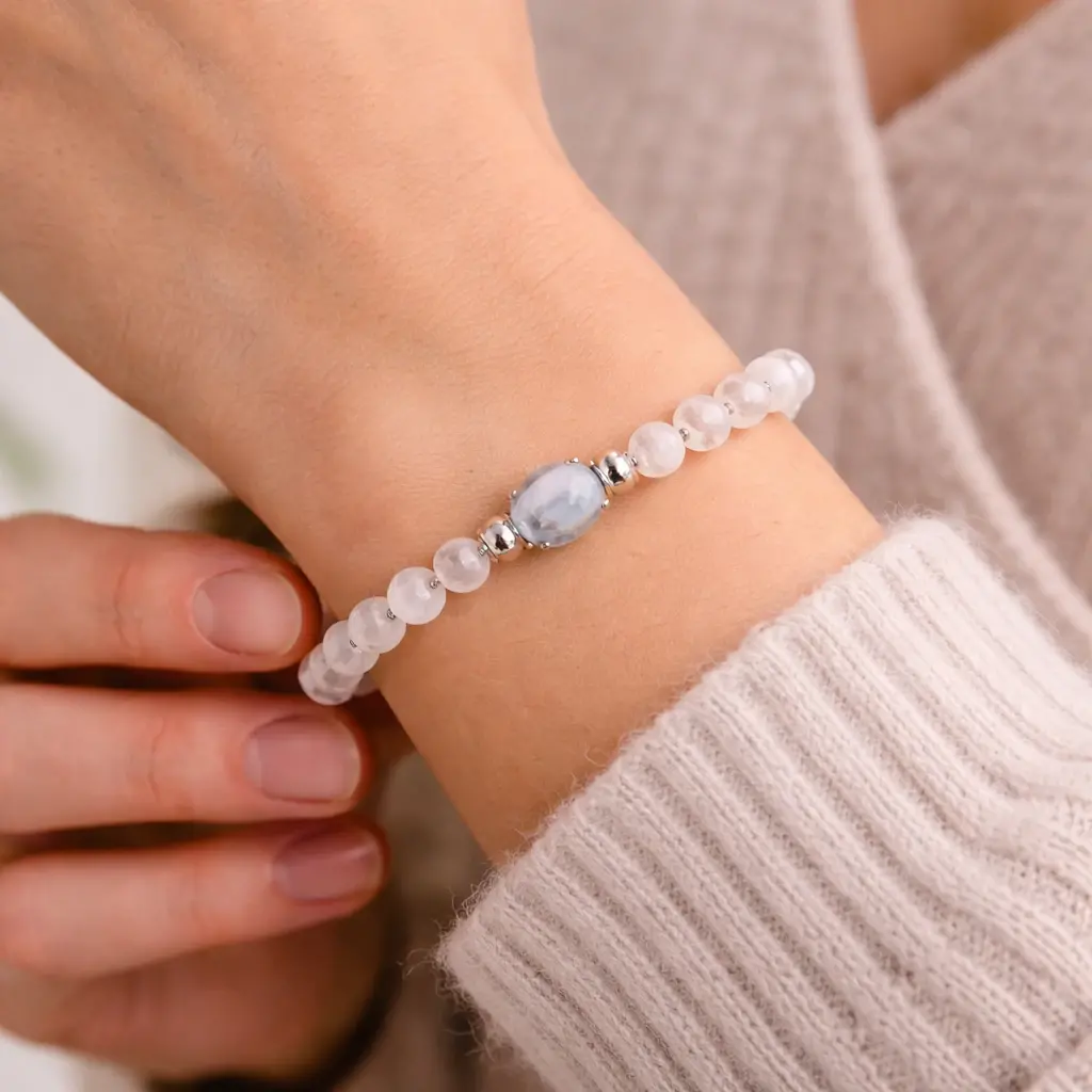 Bracelet en pierre de lune elegante