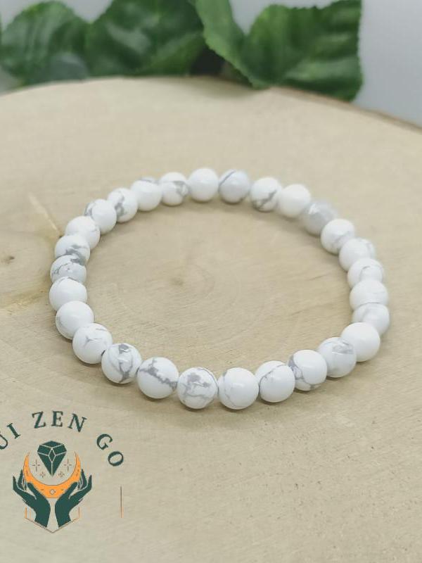 Bracelet howlite 8 mm