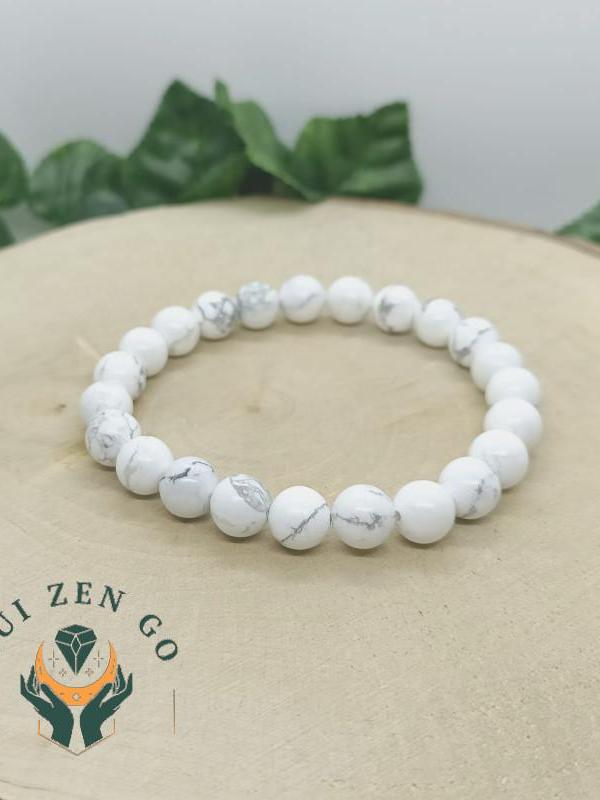 Bracelet howlite 8 mm