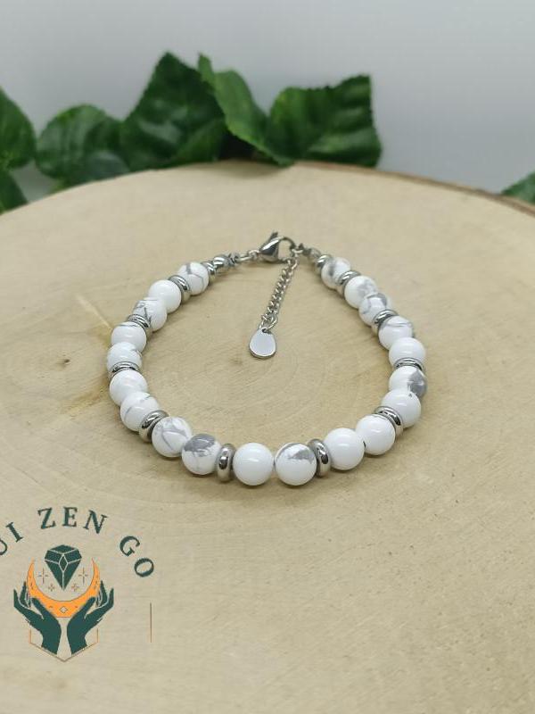 Bracelet howlite bella 3 