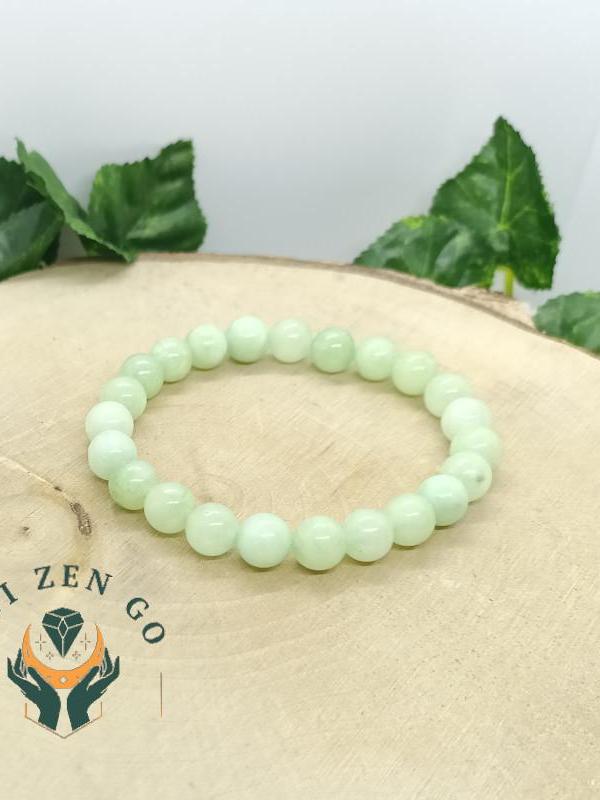 Bracelet jade 8 mm 1 