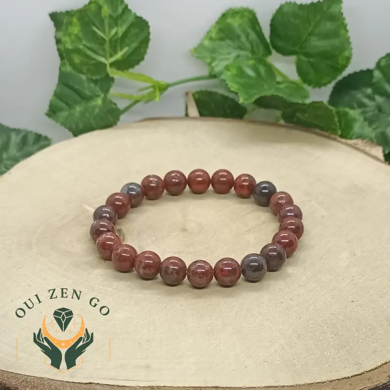 bracelet jaspe breshia pierre naturelle