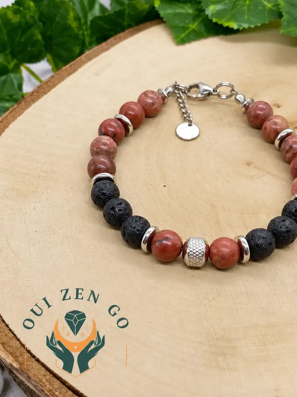 Bracelet jaspe breshia atlas