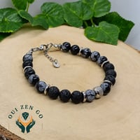 Bracelet obsidienne neige atlas 1 