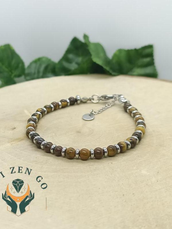 Bracelet oeil de tigre valentin 1