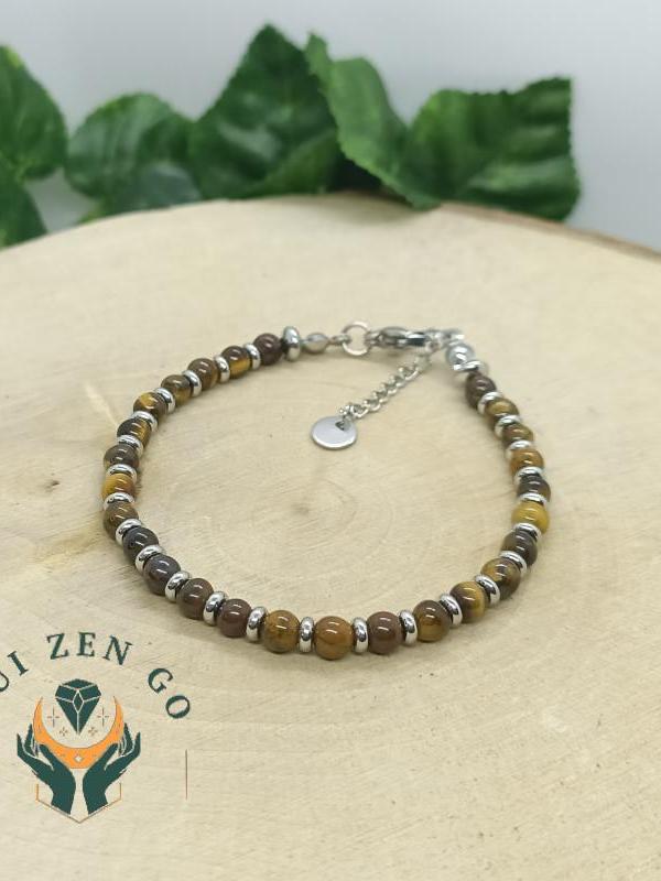 Bracelet oeil de tigre valentin 1 