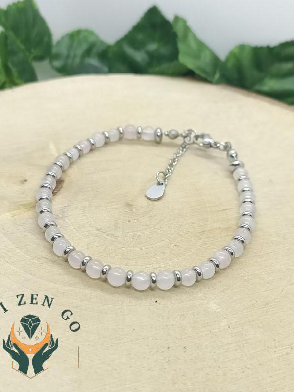 Bracelet quartz rose valentin 2 