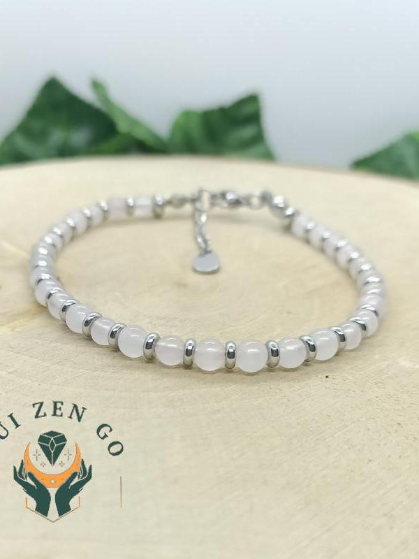 Bracelet quartz rose valentin 2