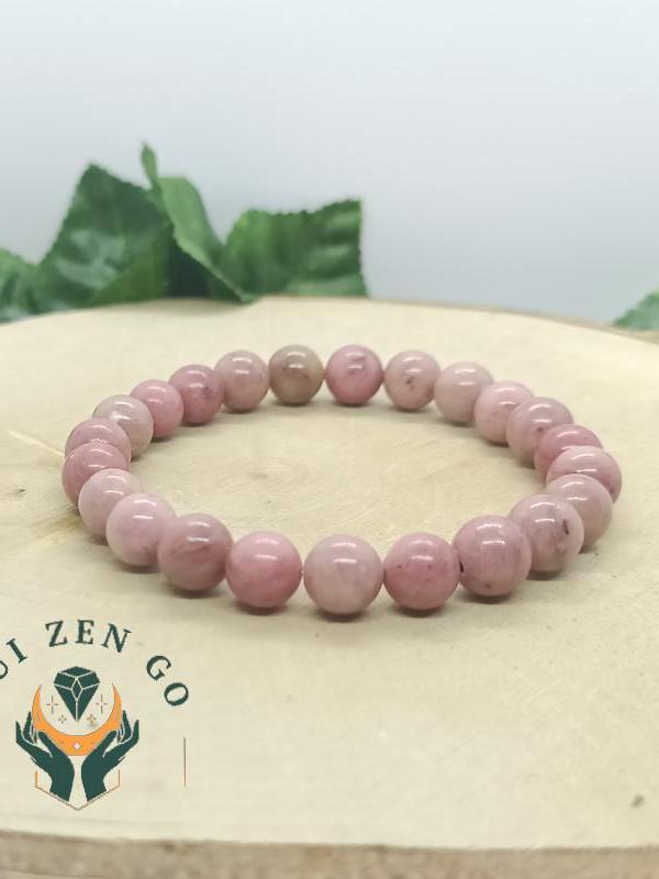 Bracelet rhodochrosite 8 mm 1