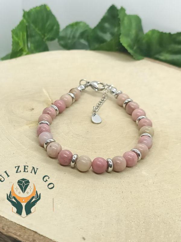 Bracelet rhodochrsite bella 1