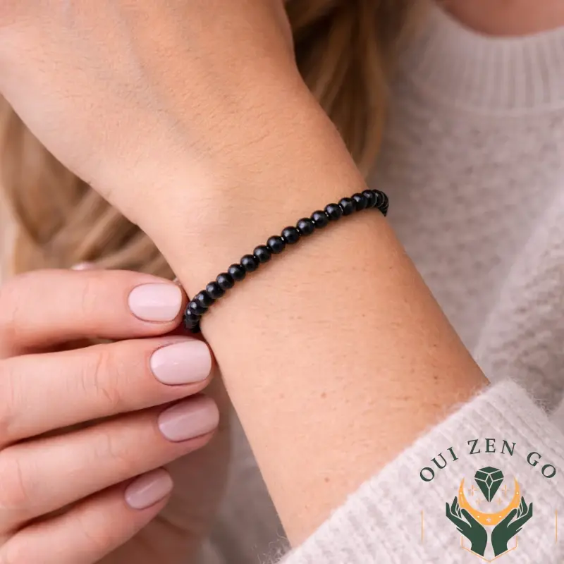 Bracelet tourmaline noire femme
