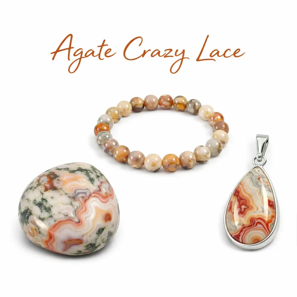 Agate crazy lace pierre naturelle