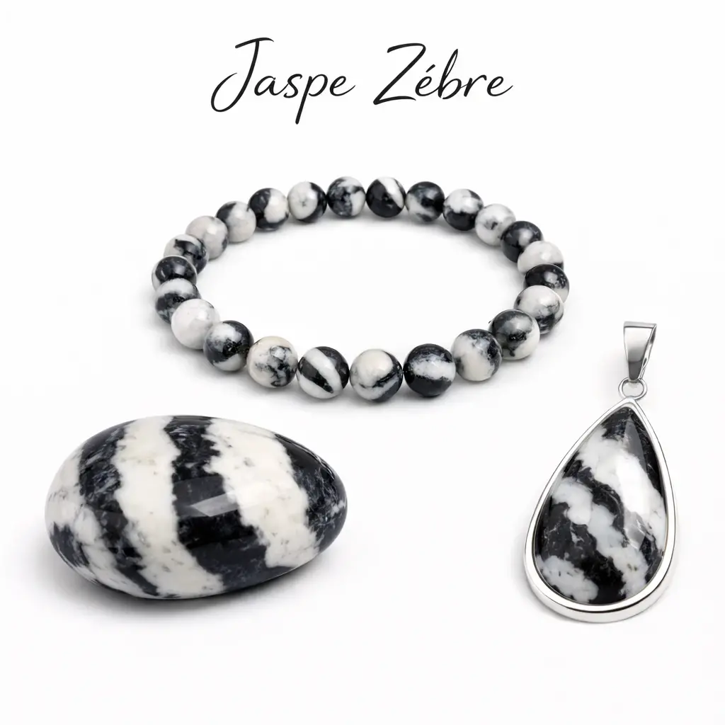 Jaspe zèbre pierre naturelle