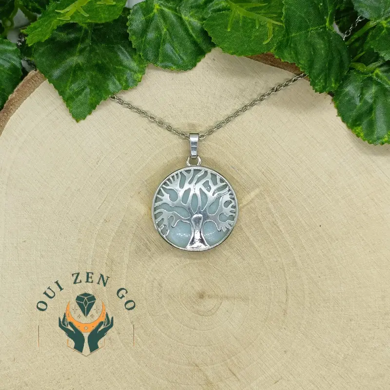 Pendentif amazonite arbre de vie