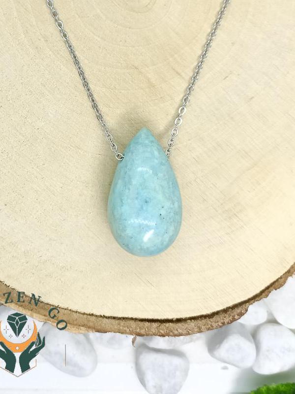 Pendentif amazonite goutte lateral 3 1