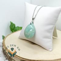 Pendentif amazonite goutte xl 1 