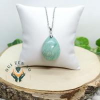 Pendentif amazonite goutte xl 2 