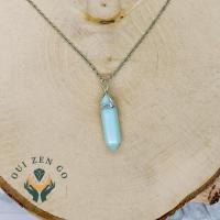 Pendentif amazonite pointe 4 