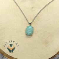 Pendentif amazonite trendy 2