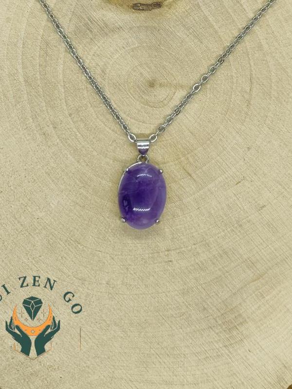 Pendentif amethyste trendy 3 