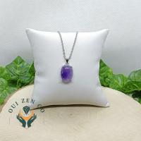 Pendentif amethyste trendy 5 