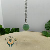 Pendentif en aventurine boule 1 