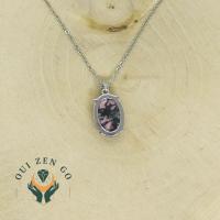 Pendentif en rhodonite trendy 2 