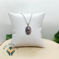 Pendentif en rhodonite trendy 3 