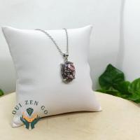 Pendentif en rhodonite trendy 4 