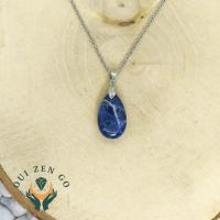 Pendentif en sodalite goutte 2 