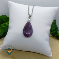 Pendentif goutte amethyste