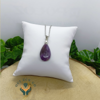 Pendentif goutte amethyste2