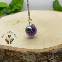 Pendentif main amethyste2