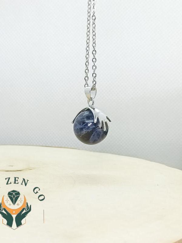 Pendentif mano en sodalite 4 