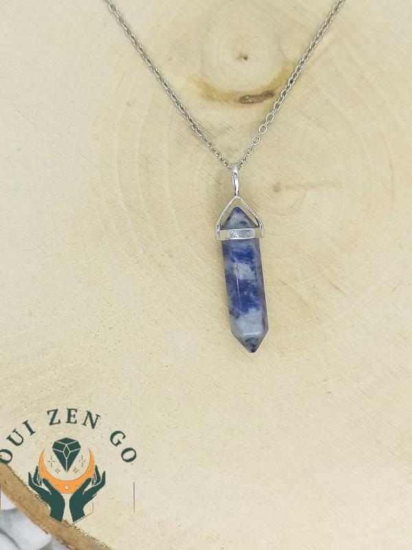 Pendentif pointe en sodalite 3 