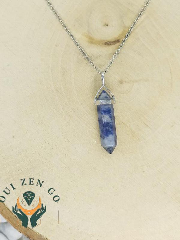 Pendentif pointe en sodalite 3