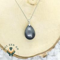 Pendentif shungite goutte xl 2 