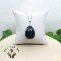 Pendentif tourmaline noir goutte xl 3 