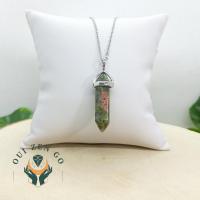 Pendentif unakite pointe 4 