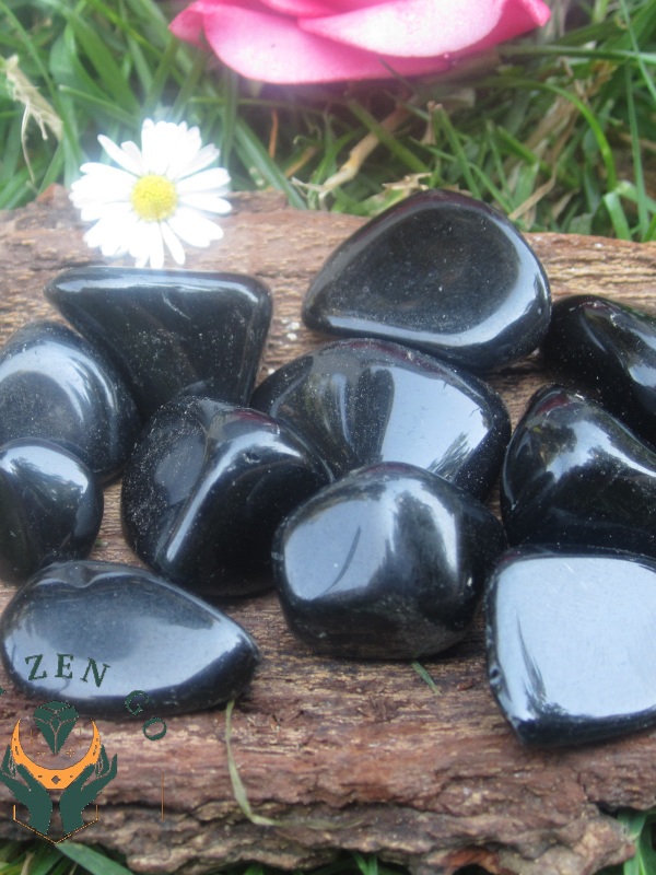 Pierre roulee agate noir